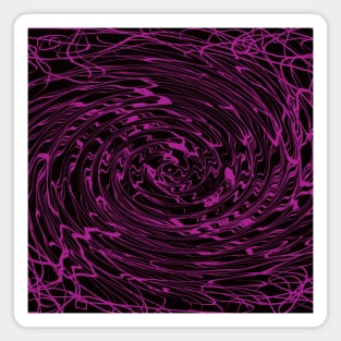 Purple Ripple Magnet